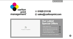 Desktop Screenshot of carltonprint.com