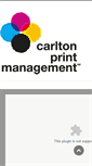 Mobile Screenshot of carltonprint.com